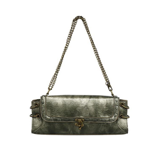 Elara Vintage Chain Clutch