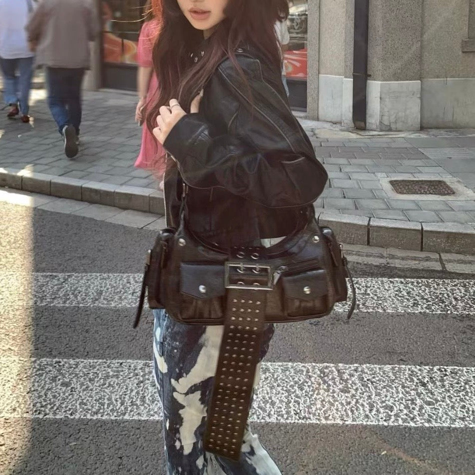 Delilah Studded Shoulder Bag