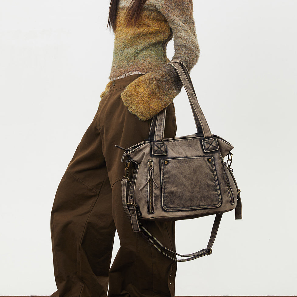 Kaia Distressed XL Tote