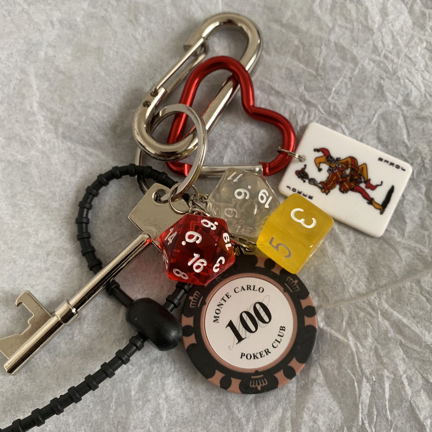 Harley Roll of Luck Bag Charm