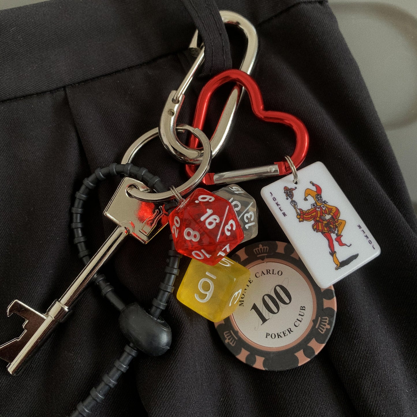 Harley Roll of Luck Bag Charm