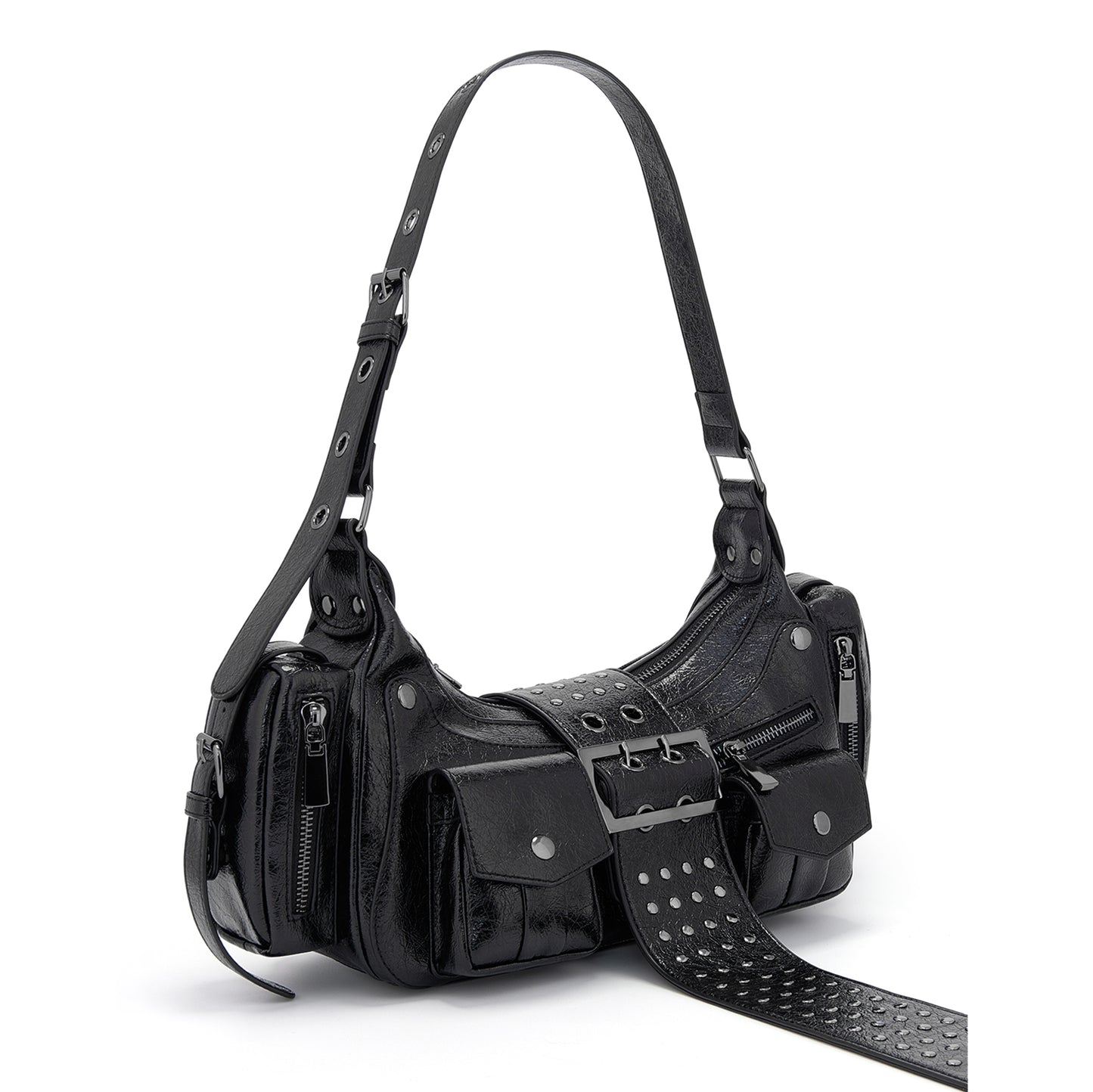 Delilah Studded Shoulder Bag