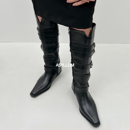 Helix Buckle Boots