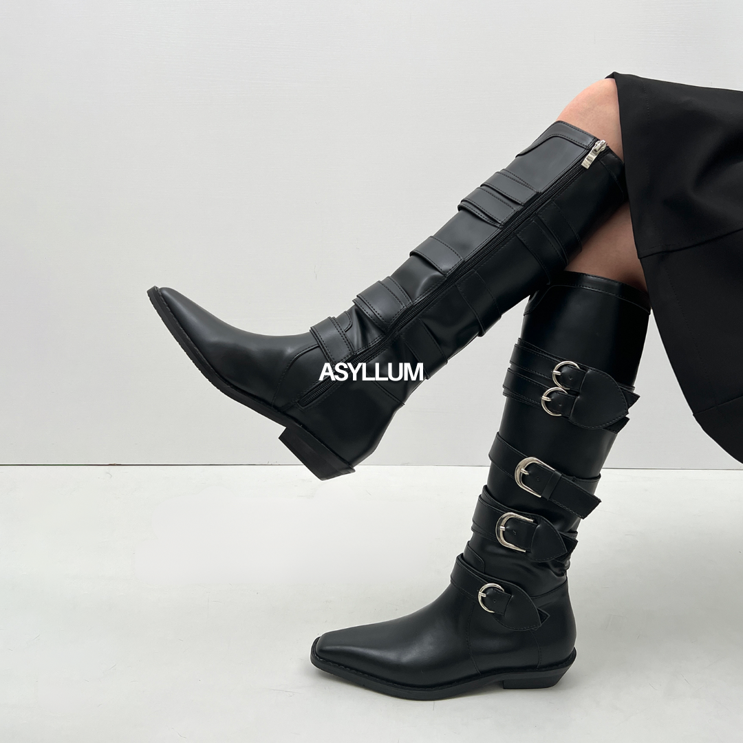 Helix Buckle Boots