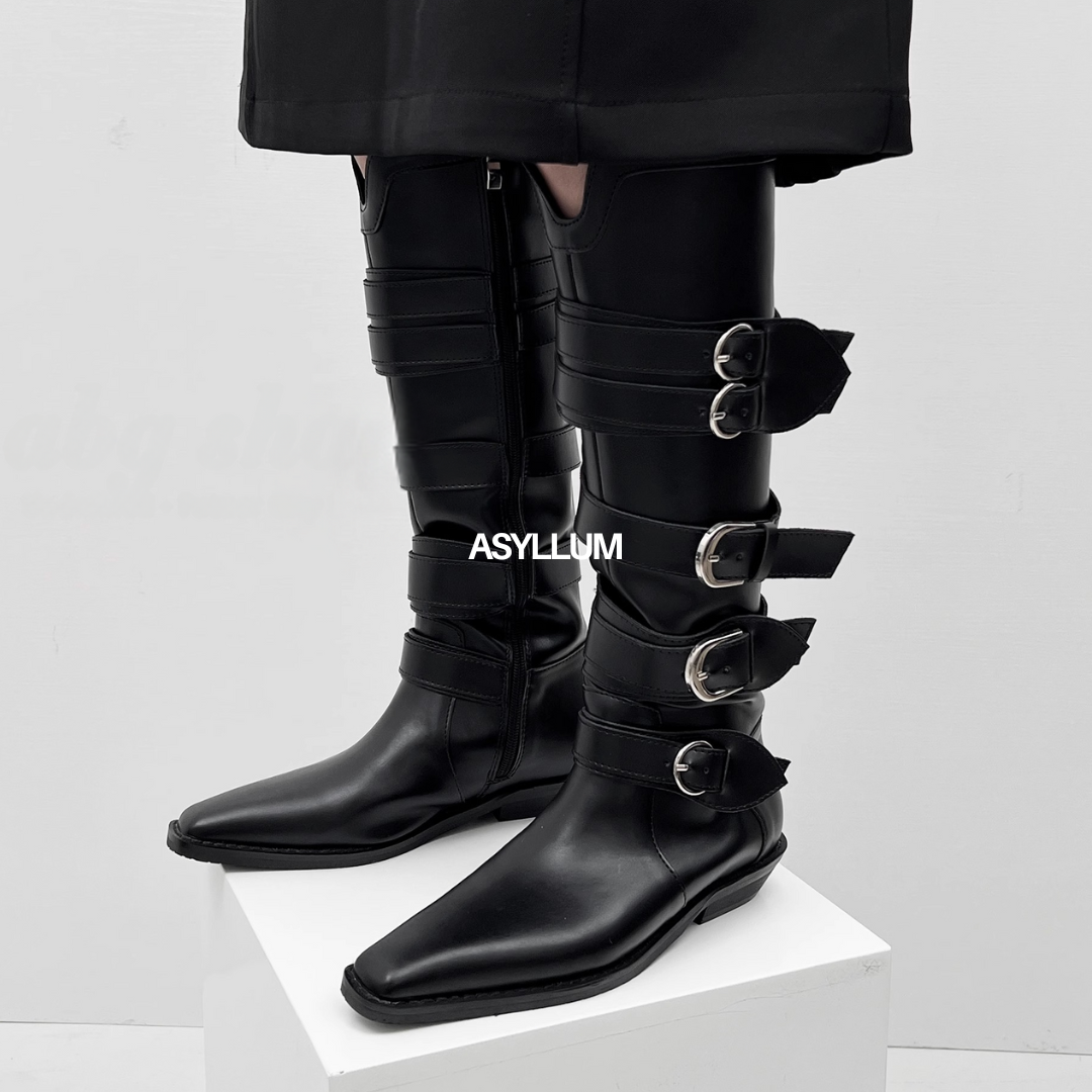 Helix Buckle Boots