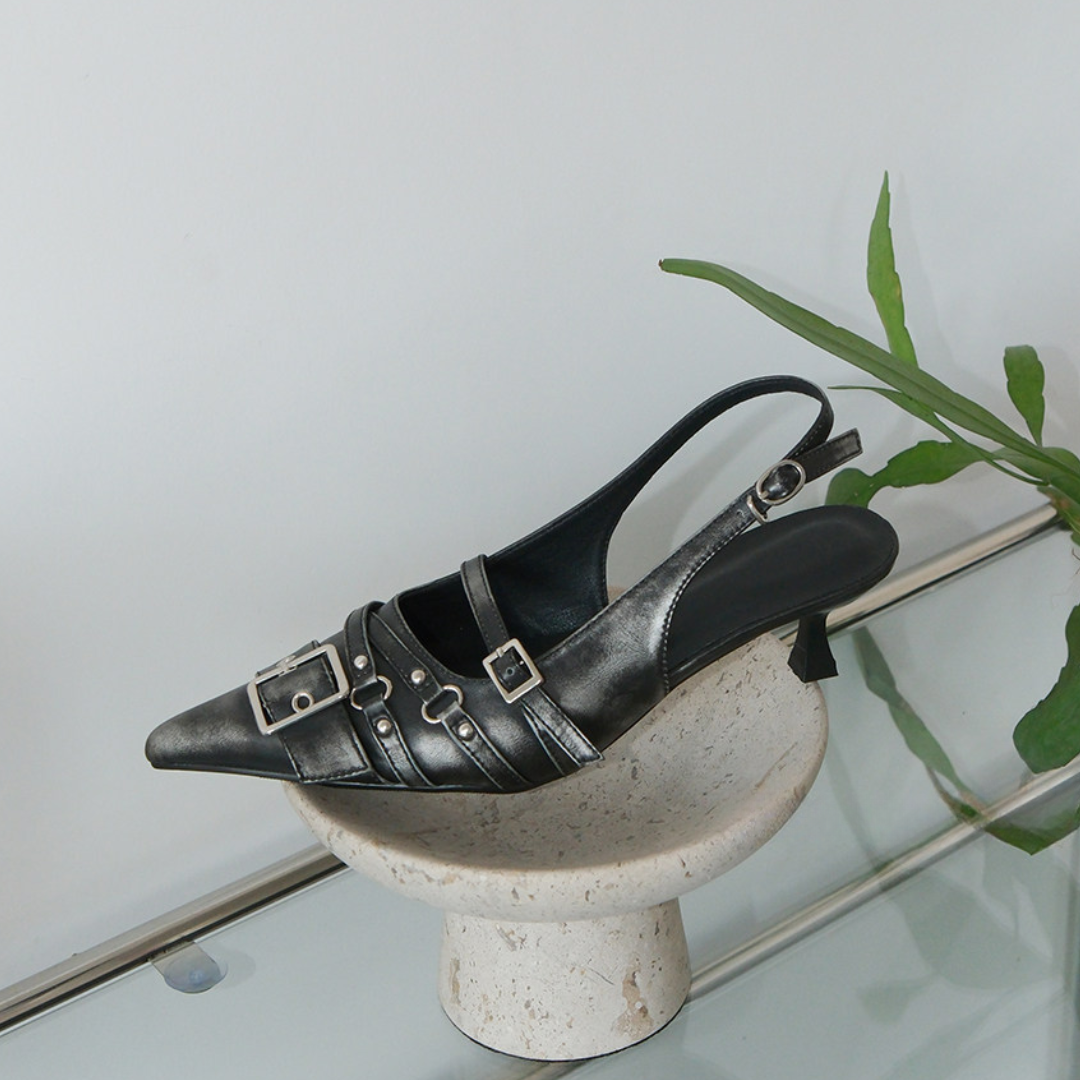 Aurelia Kitten Heel Slingback-6