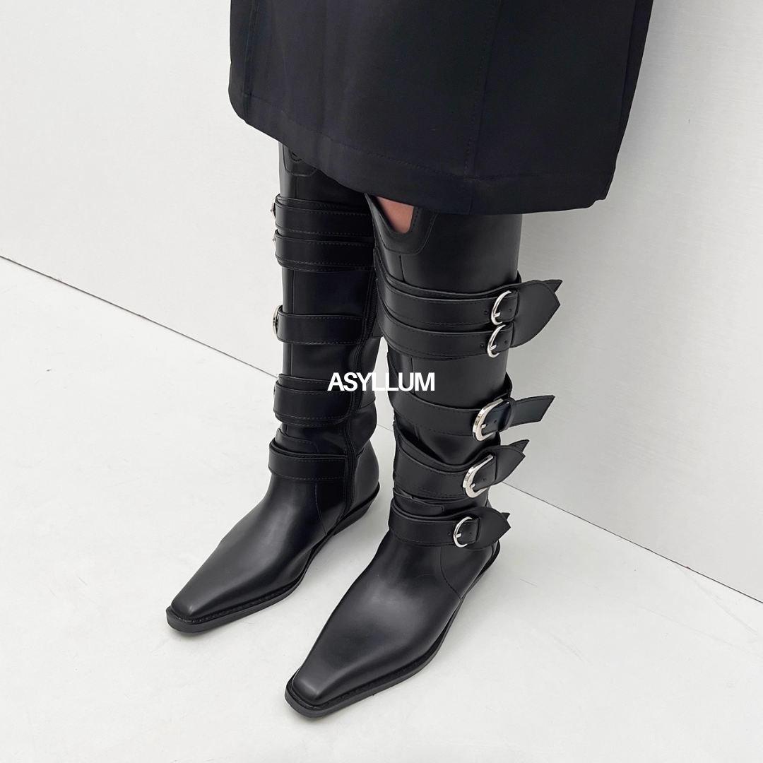 Helix Buckle Boots