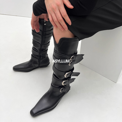 Helix Buckle Boots