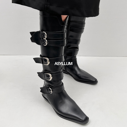 Helix Buckle Boots