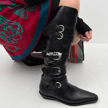 Helix Buckle Boots