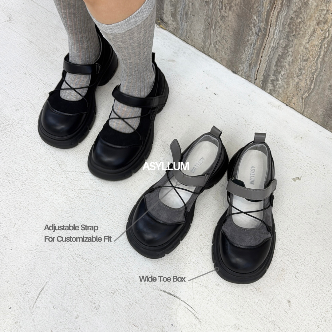 black and grey mary jane sneakers wide toe box comparison