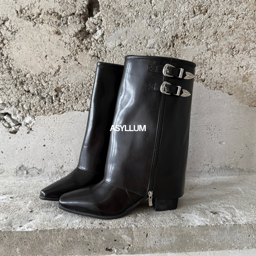 Selene Western Fold Over Boots-8