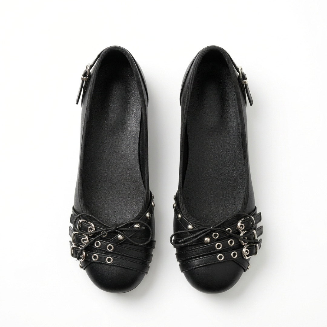 Nicolette Corset Ballet Flats-2