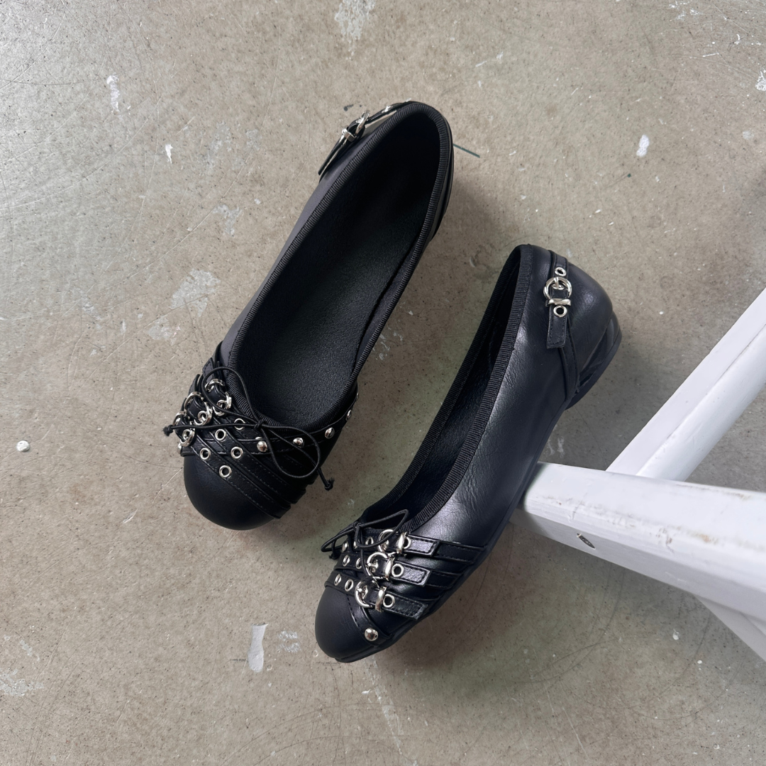 Nicolette Corset Ballet Flats-6