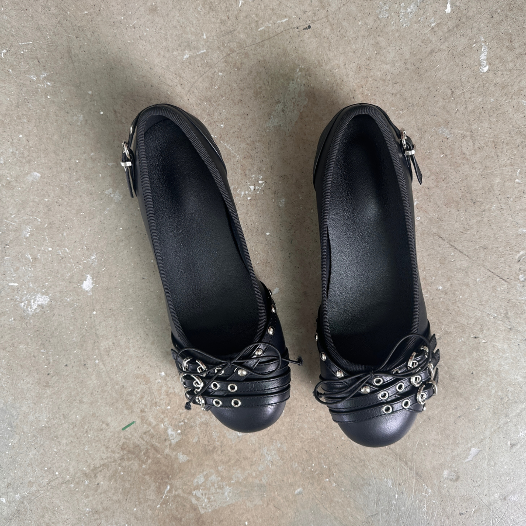 Nicolette Corset Ballet Flats-14