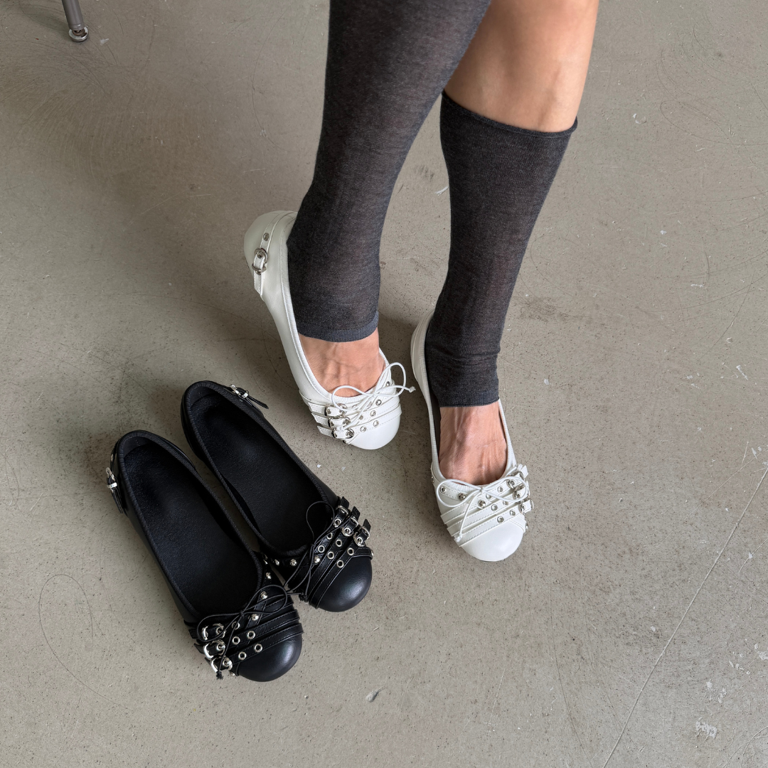 Nicolette Corset Ballet Flats-9