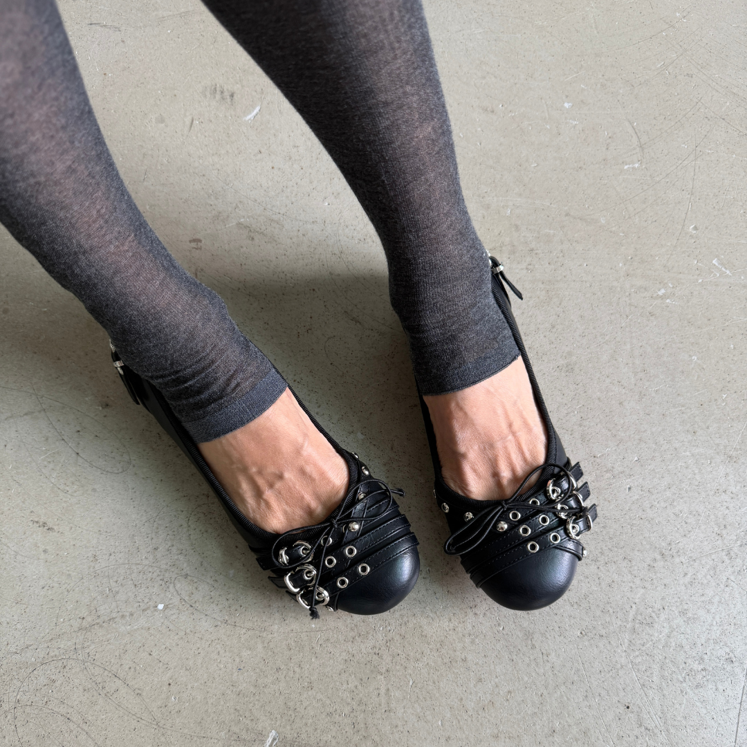 Nicolette Corset Ballet Flats-7