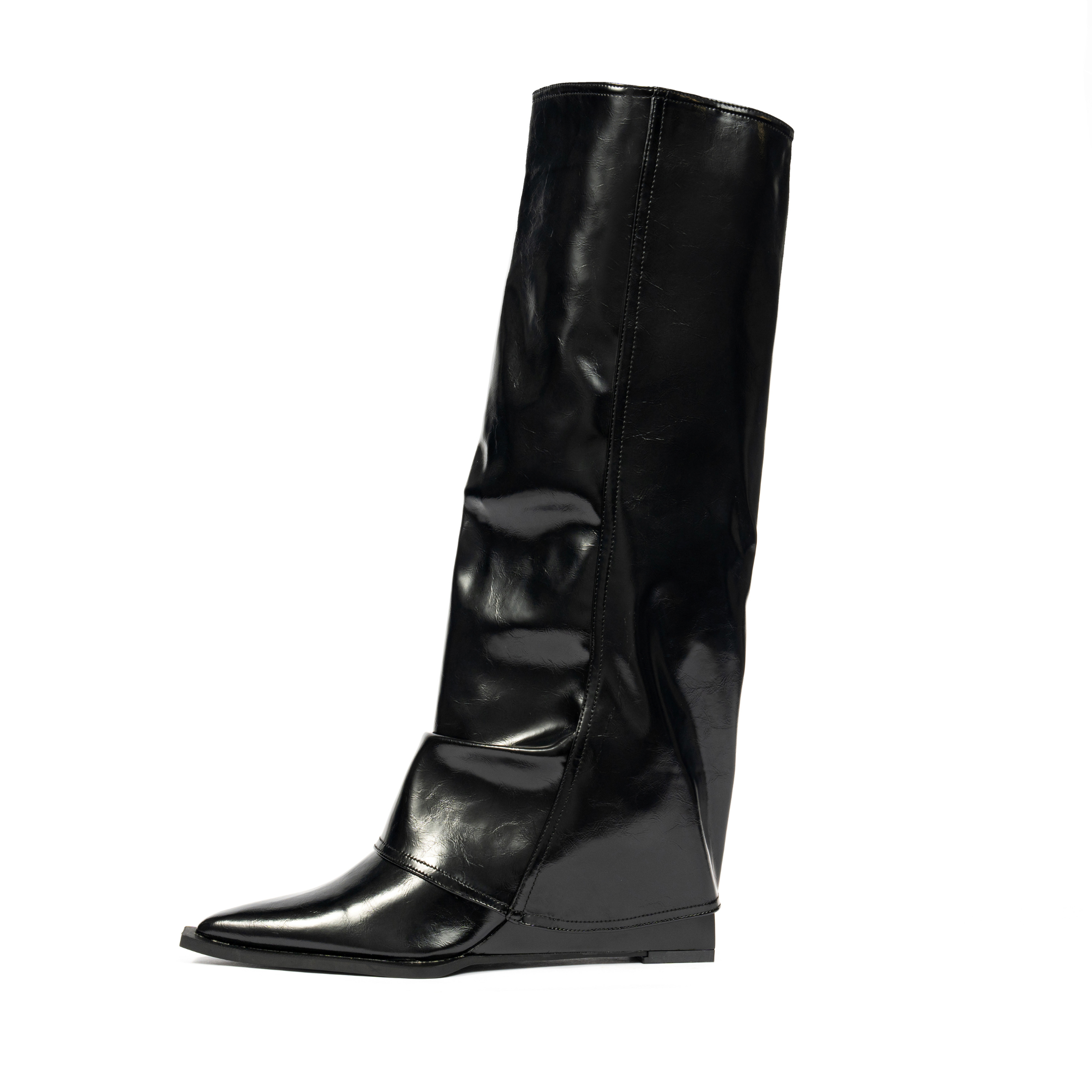 Vera Knee High Slouch Boots-15