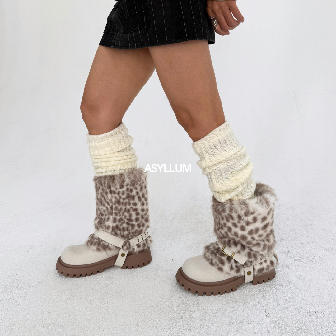 Aria 2-Way Fur Cuff Boots-10