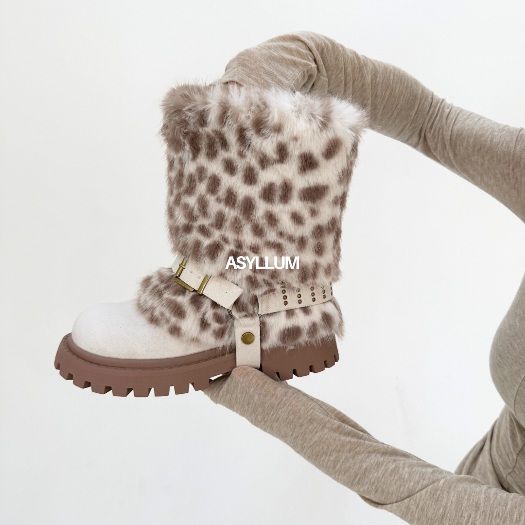 Aria 2-Way Fur Cuff Boots-15
