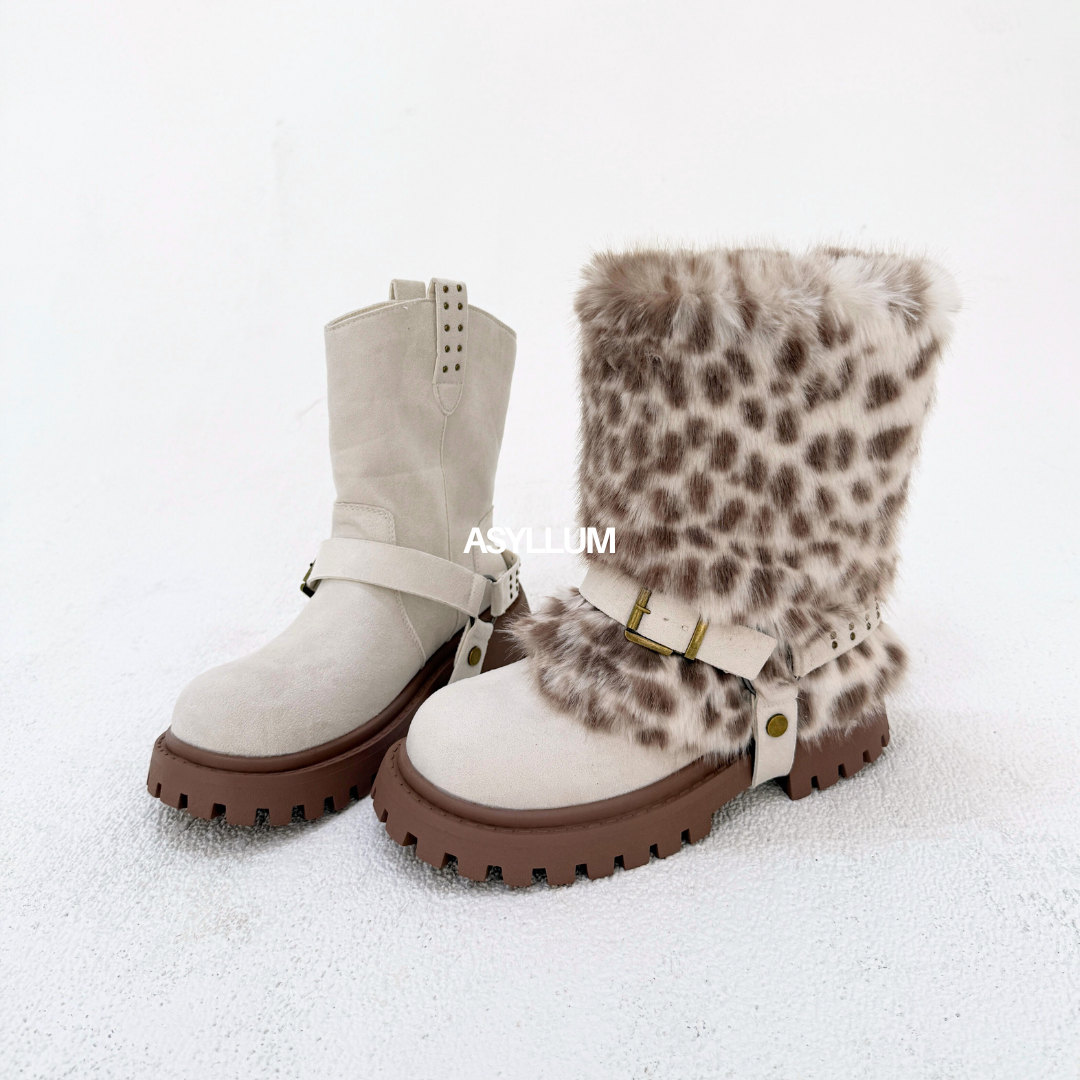 Aria 2-Way Fur Cuff Boots-6