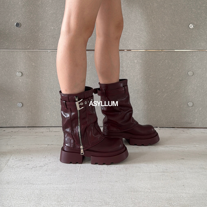 Ruby Fold Over Platform Boots