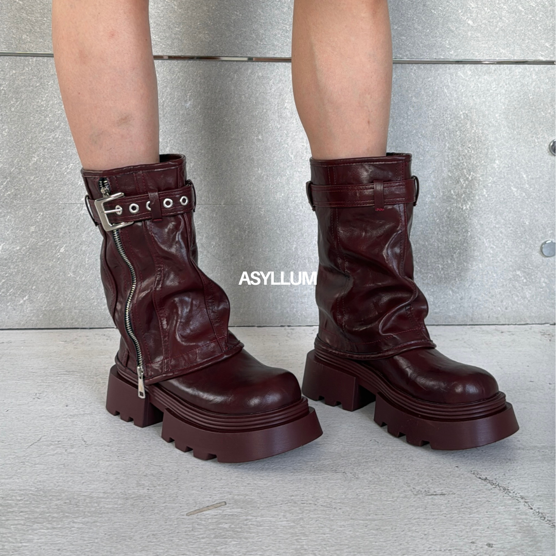 Ruby Fold Over Platform Boots