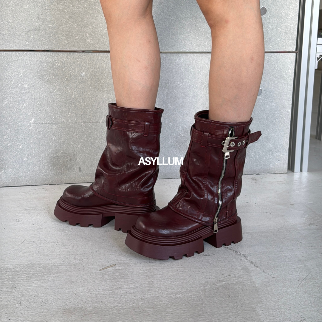 Ruby Fold Over Platform Boots-7