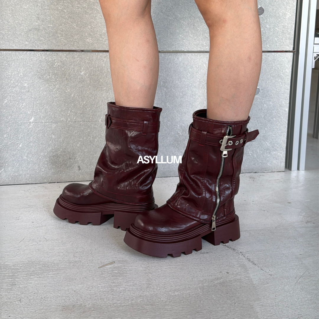 Ruby Fold Over Platform Boots