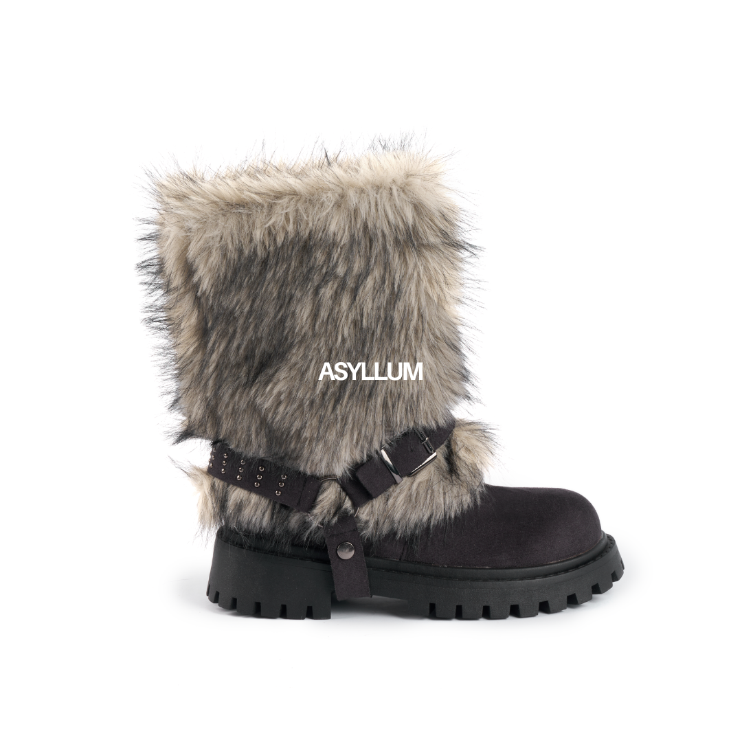 Aria 2-Way Fur Cuff Boots-21