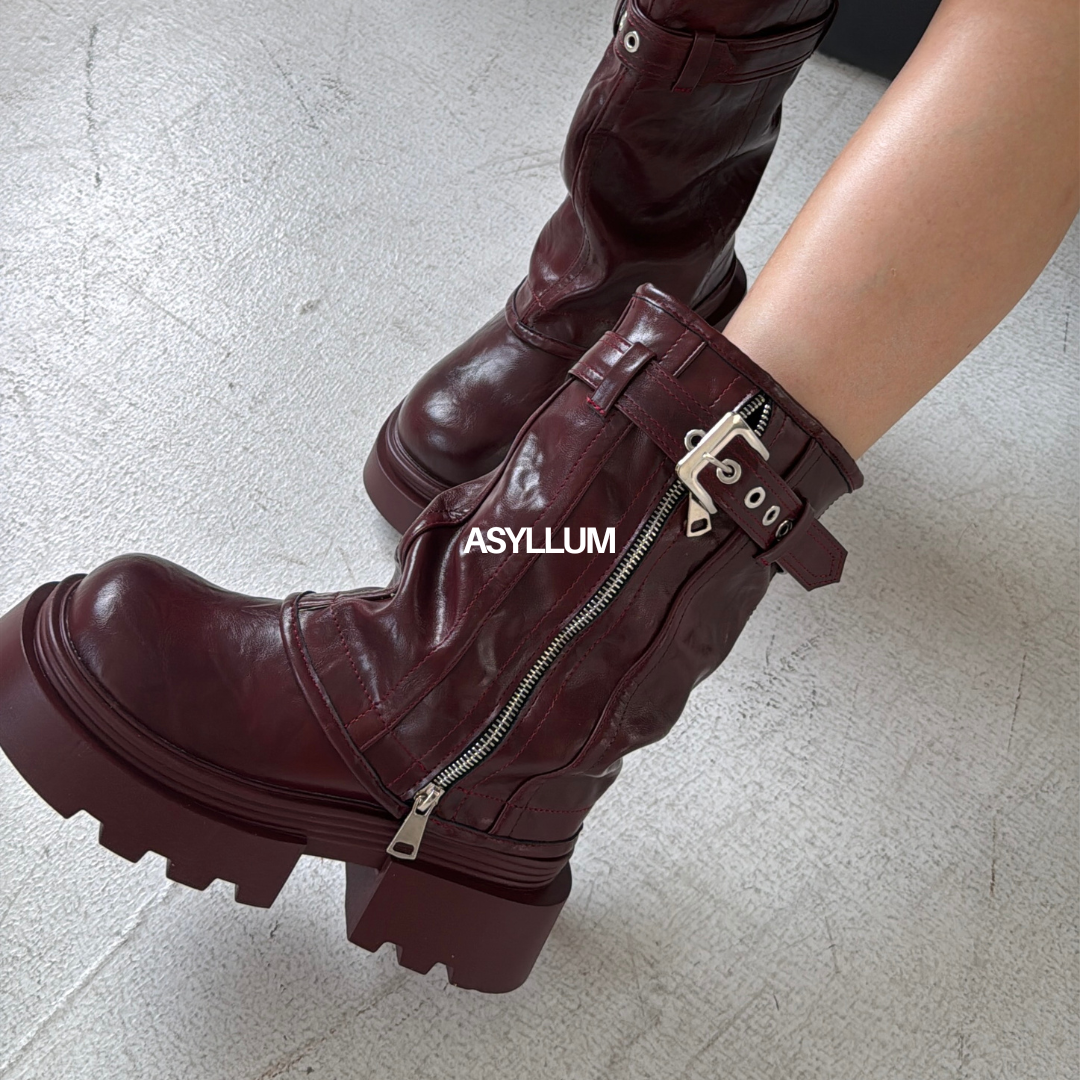 Ruby Fold Over Platform Boots-5