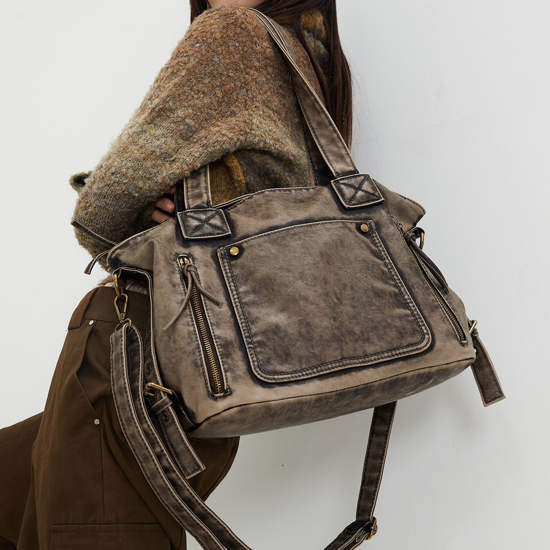 Kaia Distressed XL Tote-3