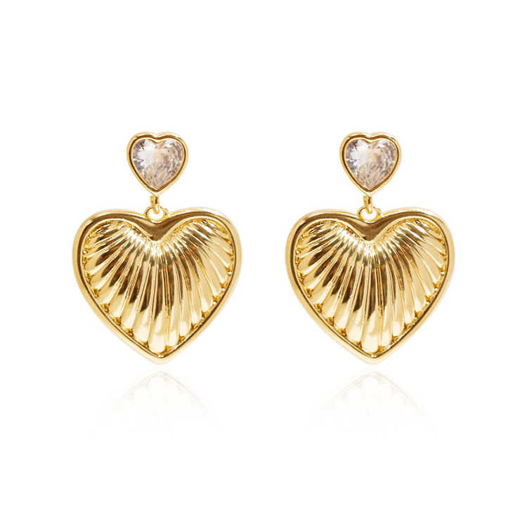 Elena Heart Earrings