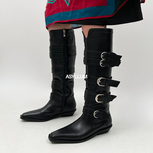 Helix Buckle Boots