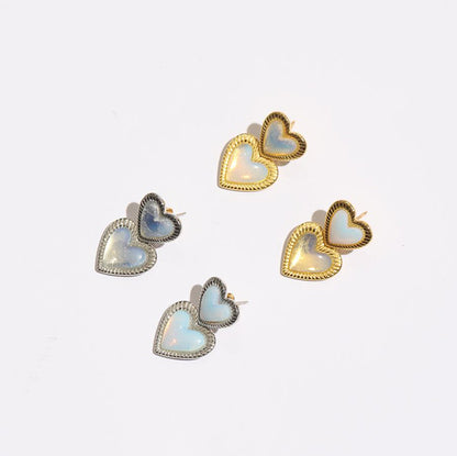 Serena Twin Hearts Earrings