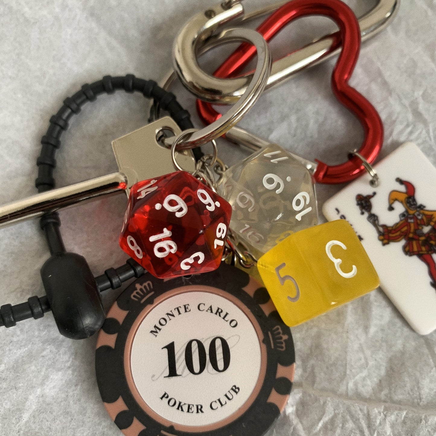 Harley Roll of Luck Bag Charm