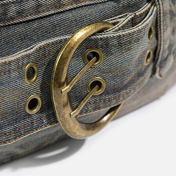 hobo bag buckle hardware detail close up