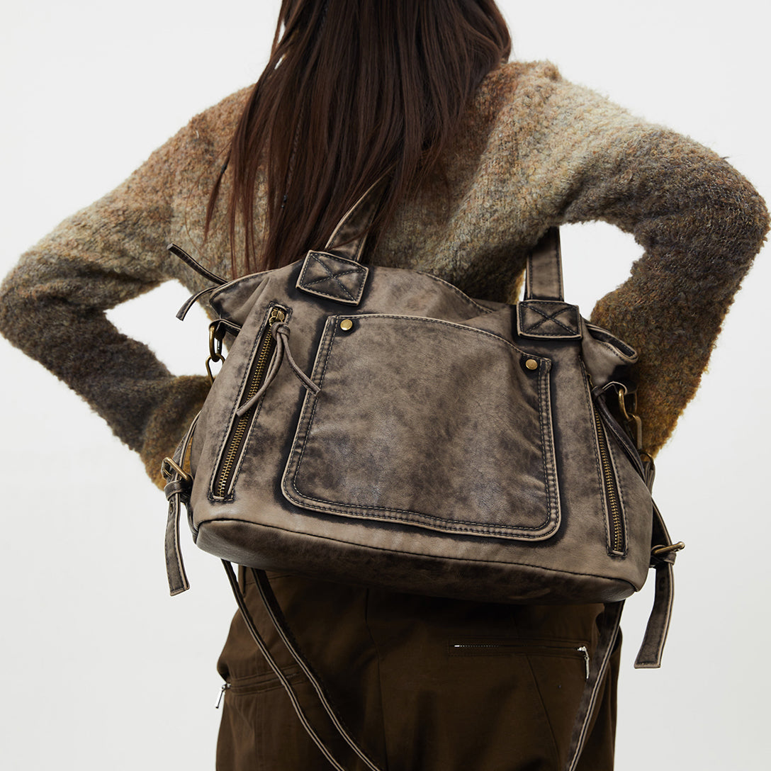 Kaia Distressed XL Tote-6