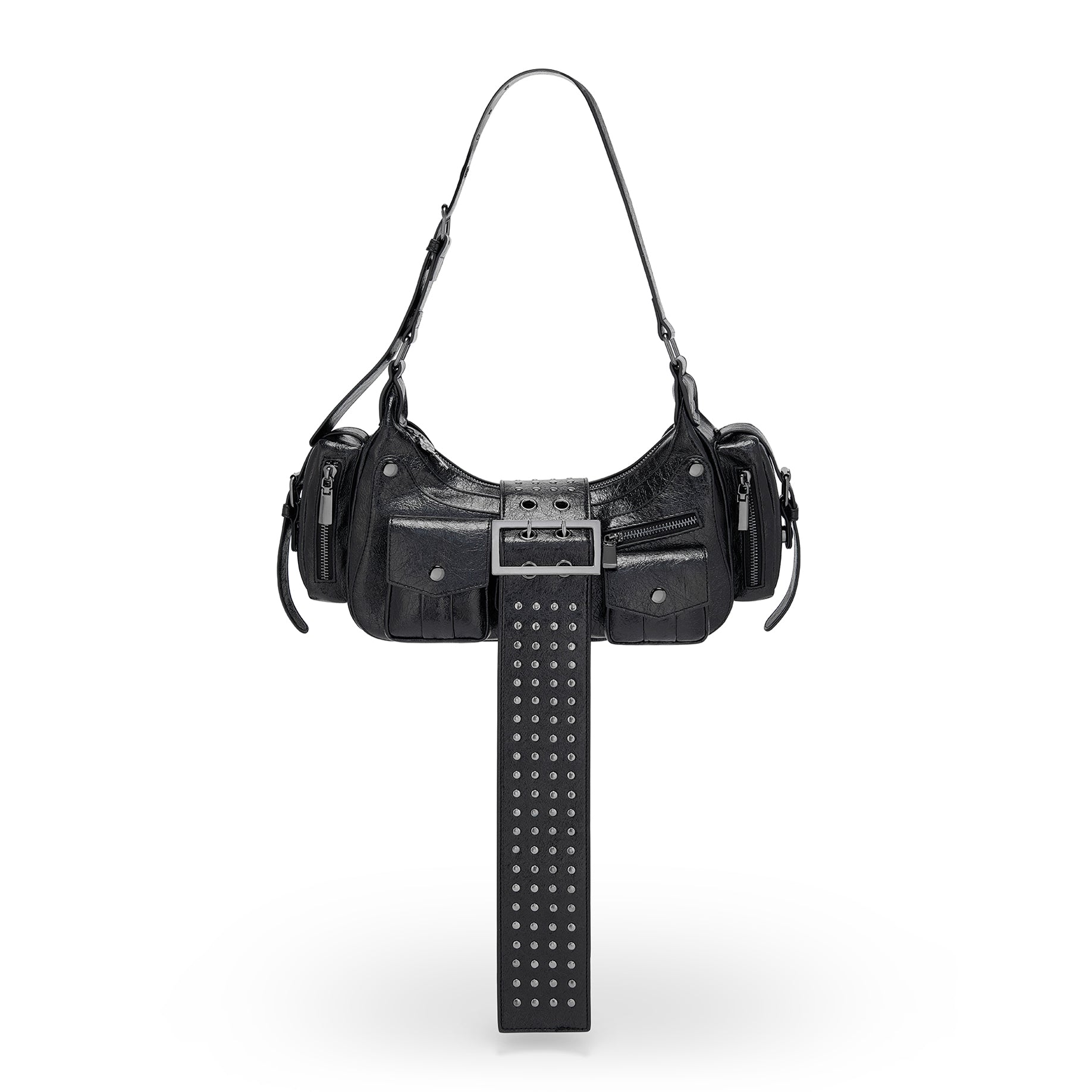 Delilah Studded Shoulder Bag-4