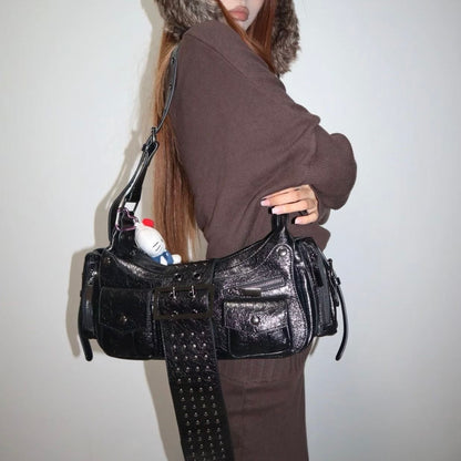 Delilah Studded Shoulder Bag